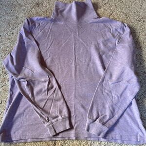 LL Bean Lilac Colored Turtleneck XL